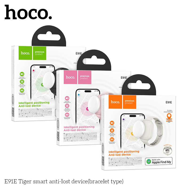 Dispositif anti-perte intelligent E91E Tiger (type bracelet) – Image 7